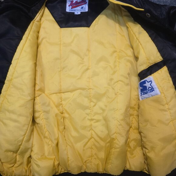VTG 90's Starter Diamond Collection Pittsburgh Pirates MLB Satin Jacket Men’s S - Picture 9 of 11